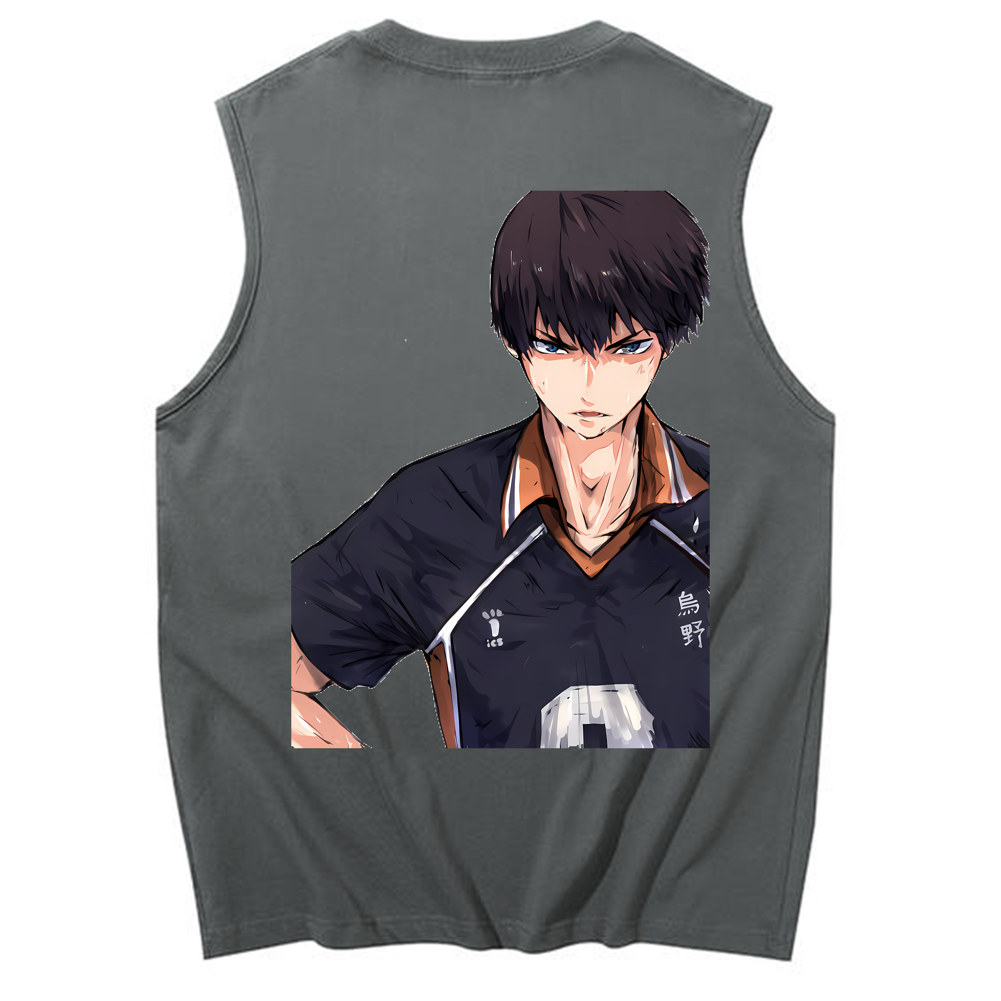 （画像用） ハイキュー!! Haikyu!! コットン100％タンクトップ（背面プリント）